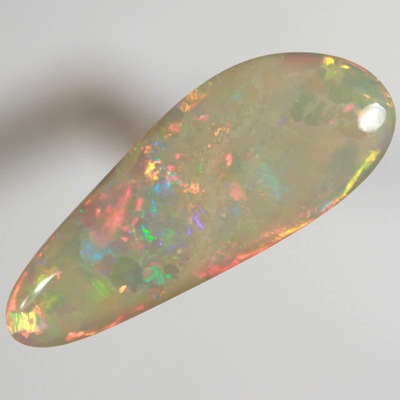 SOLID SEMI BLACK OPAL Sparkling bright red rolling flashes always